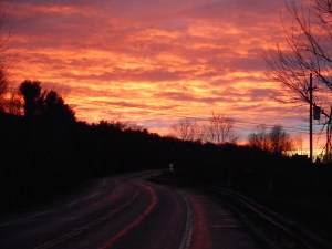 alone on the road the fire of feelings ...i pull over