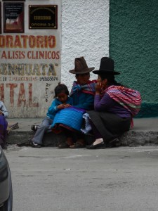 outside the clinic sitting on the curb discussing it all