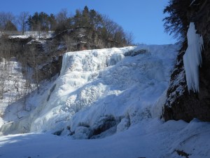 Ithaca Falls in the last days  before the big thaw...