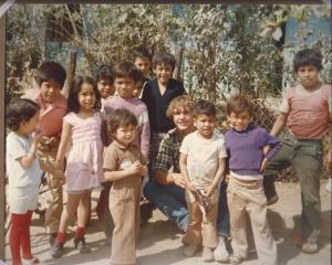 Ciudad Mante  group photo of the kids   filled with curiosity