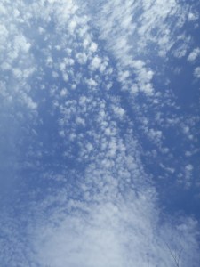 wild blue yonder... a cloud celebration of the gift of today