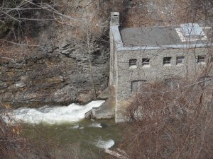 hydro plant from long ago in the gorge
