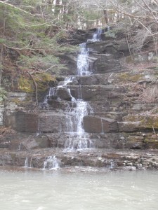 layer  by layer the water falls 