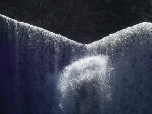 Taughannock Falls just the lip of a 215 foot drop....