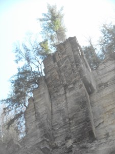 a column of time waiting to fall...