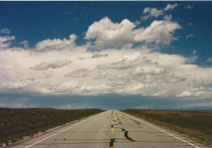 on the road far enough away to breathe easy...