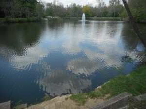 breeze rippled clouds on the water day dream
