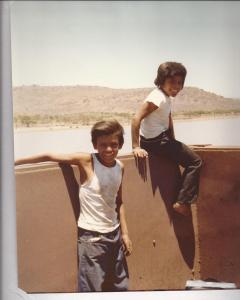 Mexico 1978-freight hopping kids near Guadalajara
