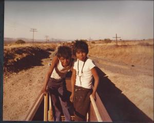 hopping a freight with me two runaways from Los Mochis