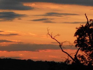 arriving to see the sunset... the moment it  slipped below the horizon