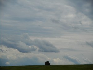 as bleak as it might look the sky opens above to show some blue