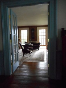 the slow  steady sound of the clock